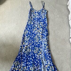 Yumi Kim Blue Floral Maxi Dress